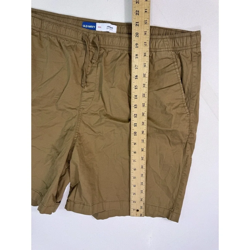 Old Navy Men's 2XL Built-In Flex Jogger Shorts Brown 7